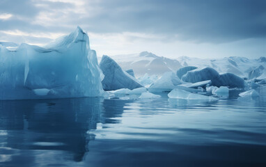Frozen Reflection - The Iceberg's Mirror