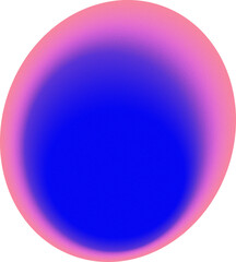 Circle Colorful Gradient Glow Grainy Illustration
