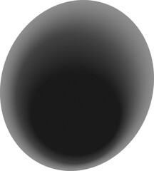 Circle Dark Black Gradient Glow Grainy Illustration
