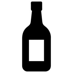 bottle icon in trendy flat style, vector icon
