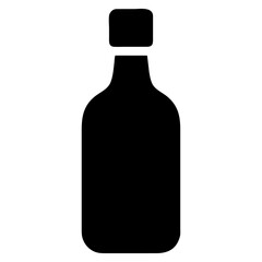 bottle icon in trendy flat style, vector icon