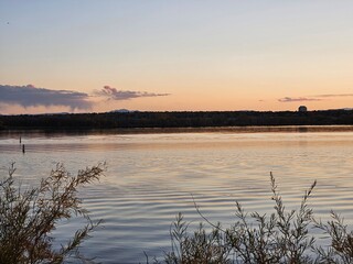 Atardecer en el lago