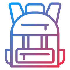 Backpack Icon Style