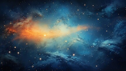 Fototapeta premium Milky Way galaxy illustration