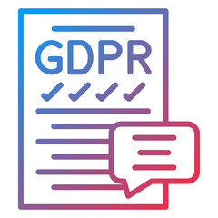 Gdpr Compliance Icon Style