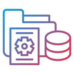 Data Processor Icon Style