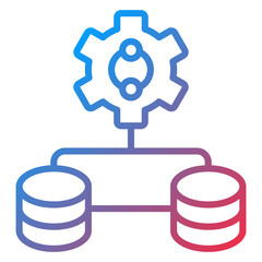 Data Processing Icon Style