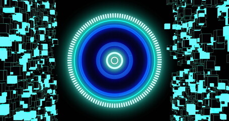 Image of scope scanning with network of connections