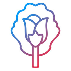 Pea Flower Icon Style