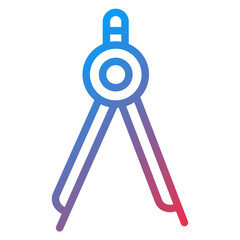 Drawing Compass Icon Style