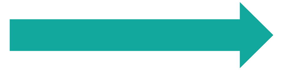 Green arrow / vector, isolated