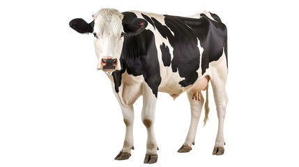 a cow on a transparent background - obrazy, fototapety, plakaty