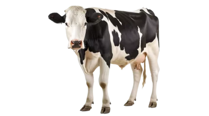 Foto op Plexiglas a cow on a transparent background © maretaarining