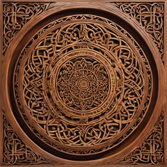Copper Plate on Snow
 Intriguing mandala ornamental frame for a meditative feel
 Relieve templo budista
detail of the ceiling of the mosque country
Currency with the Aztec calendar
