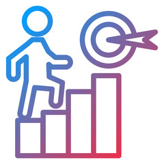 Achieving Goals Icon Style