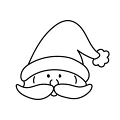 Tête de père noël