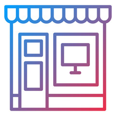 Electronics Shop Icon Style