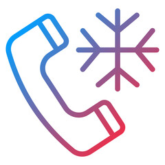 Cold Calling Icon Style