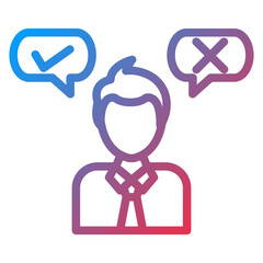 Decision Makers Icon Style