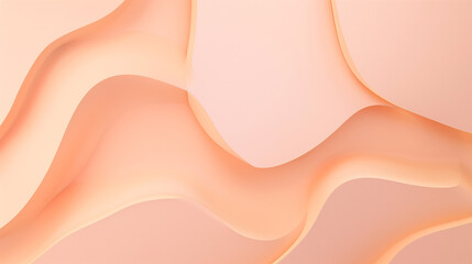Abstract Peach color wave, Wallpaper, AI Generative