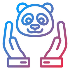 Animal Rights Icon Style