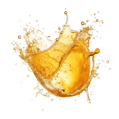 color beer isolated on white