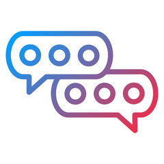 Obraz premium Chat Icon Style