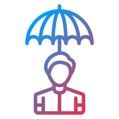Life Insurance Icon Style