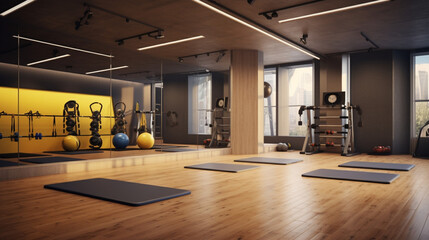 gym and equipment