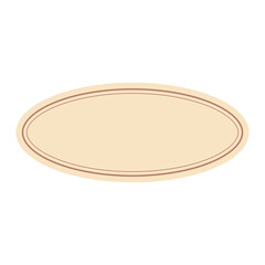 Classic Badge Label Frame
