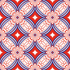 pattern abstract flower batik pillow yoga print 