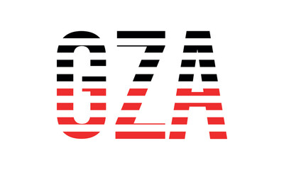 GZA three initial letter iconic line negative space minimal logo design vector template. monogram, abstract, wordmark, business, typography, minimalist, brand, company, flat, modern, unique, simple