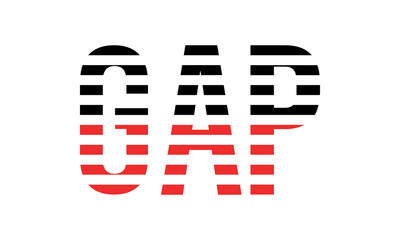 GAP three initial letter iconic line negative space minimal logo design vector template. monogram, abstract, wordmark, business, typography, minimalist, brand, company, flat, modern, unique, simple