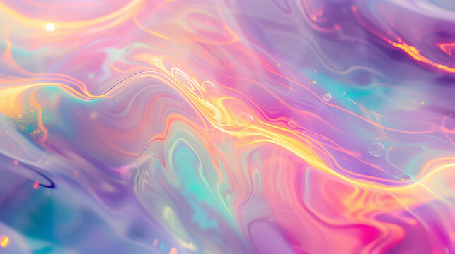 Swirls of pastel colors in a dreamy texture.