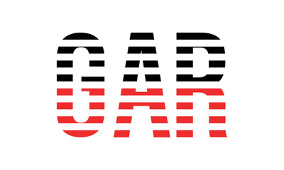 GAR three initial letter iconic line negative space minimal logo design vector template. monogram, abstract, wordmark, business, typography, minimalist, brand, company, flat, modern, unique, simple