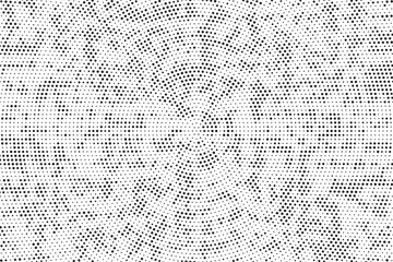 Halftone vector background. Monochrome halftone pattern. Abstract geometric dots background. Pop Art comic gradient black white texture. Design for presentation banner, poster, flyer, business card.	