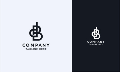 BD or DB initial logo concept monogram,logo template designed to make your logo process easy and approachable. All colors and text can be modified