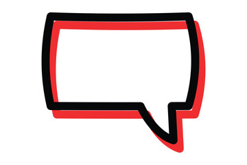 Speech Bubble Highlight Note Sticker Design