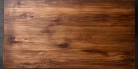 Top-down view of an isolated corner of an empty wooden table, with a clipping path. - obrazy, fototapety, plakaty