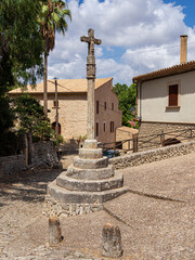 Cruz de  Randa, Cruz des Coremer, siglo XVI, Algaida, Mallorca, Balearic Islands, Spain
