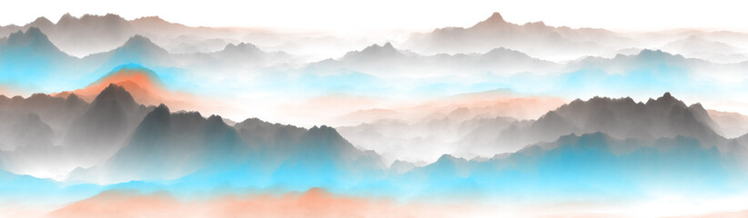 panorama of mountains