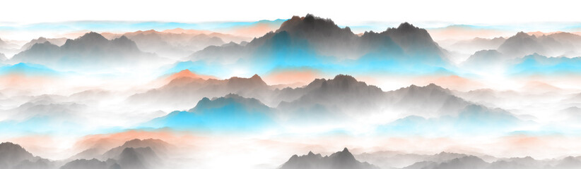 panorama of the mountains