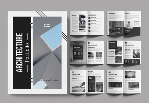 Architecture Portfolio Template Layout
