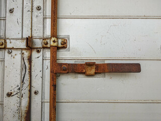 Rusty Old Cargo Container Doors