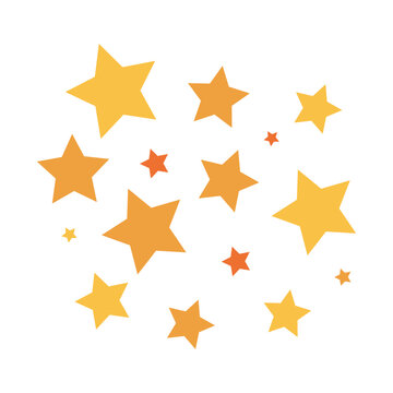 Yellow stars cluster