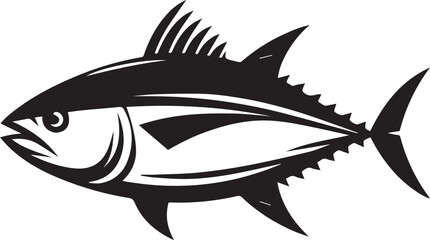 Fish Full Body Vector Silhouette