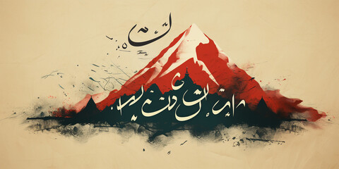  Arabic calligraphy text, a testament to the beauty of ancient art.