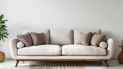 Sofa with white background