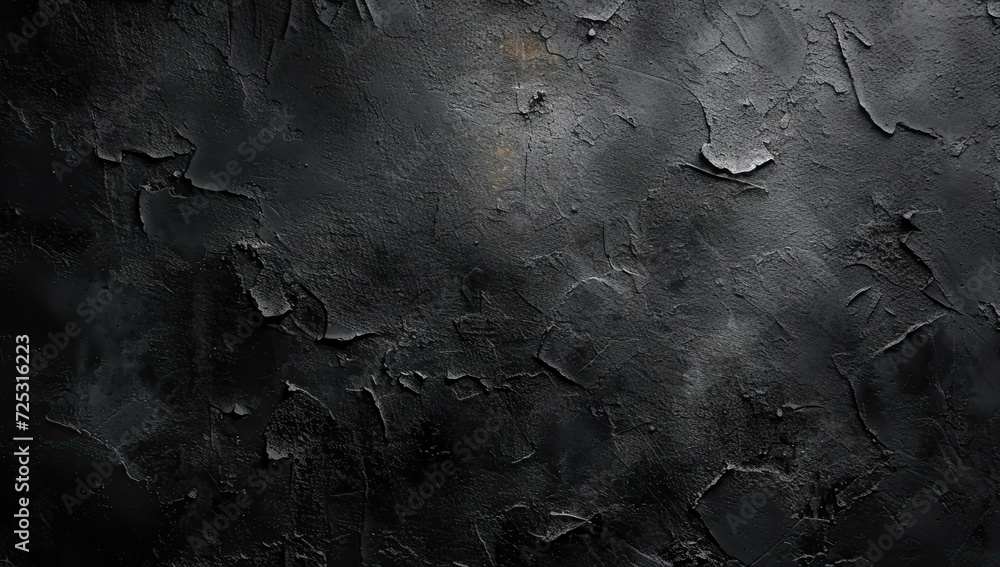 Aufkleber modern and textured dark background featuring rough grunge surface with abstract pattern on black wa