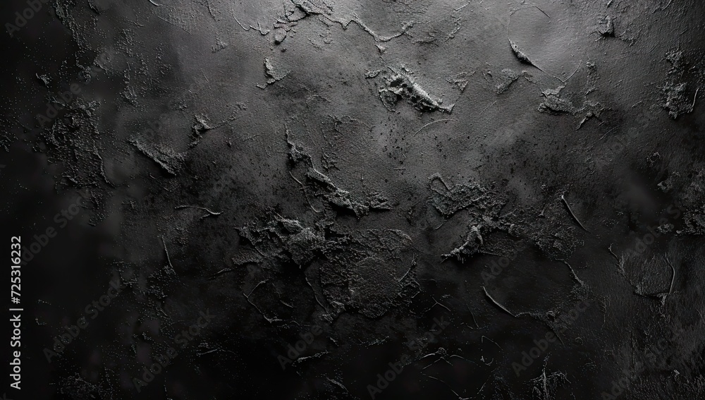 Poster modern and textured dark background featuring rough grunge surface with abstract pattern on black wa